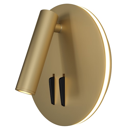 Spot kinkiet naścienny Los 176 C176-WL-01-6W-MG LED 9W złoty