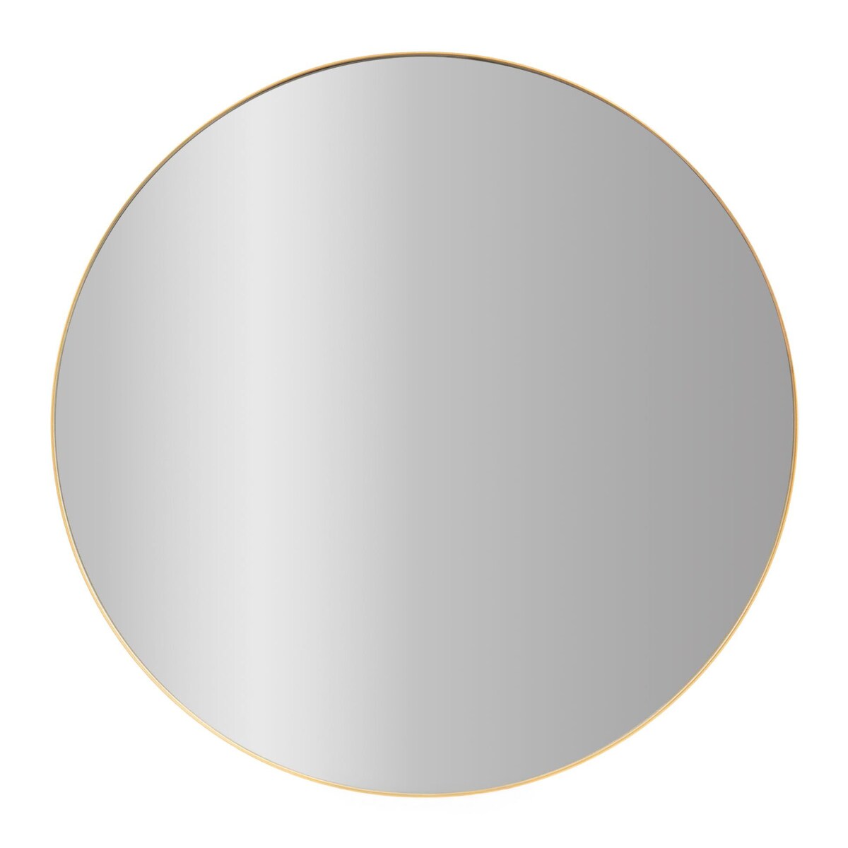 Lustro okrągłe NOOR, metalowa rama, Ø 80 cm