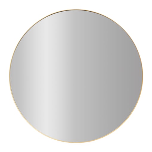 Lustro okrągłe NOOR, metalowa rama, Ø 80 cm