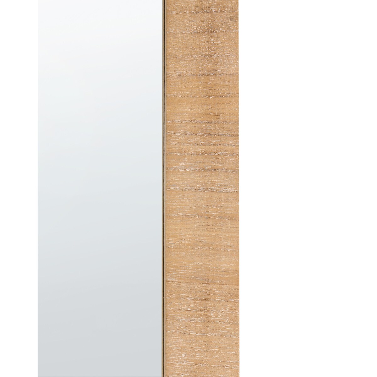 Lustro ścienne CHANU 44 cm 104 cm Jasnobrązowy