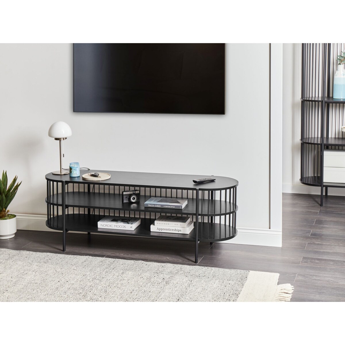 Szafka RTV BIRSON Czarny