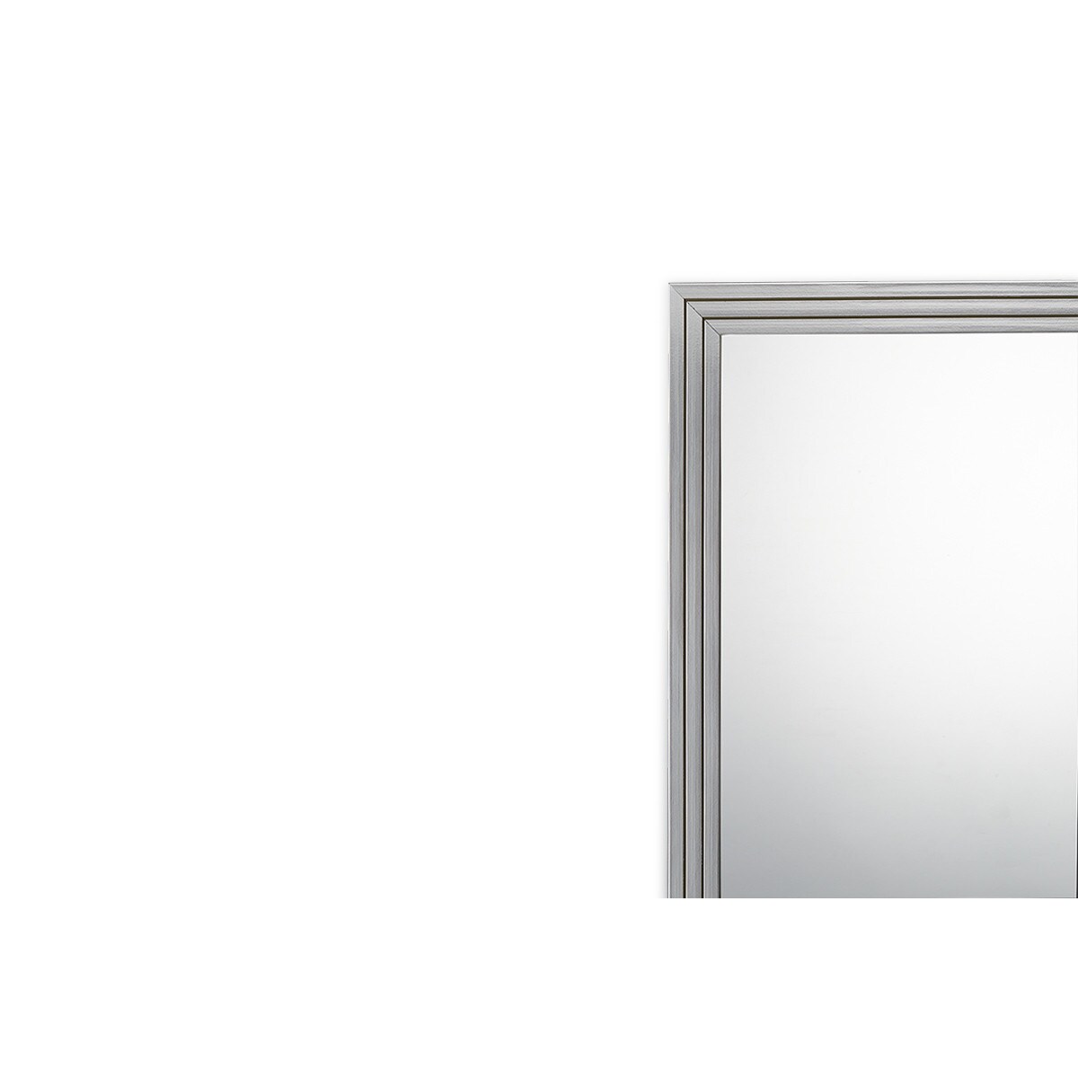 Konsimo OHION Lustro w ramie, srebrny