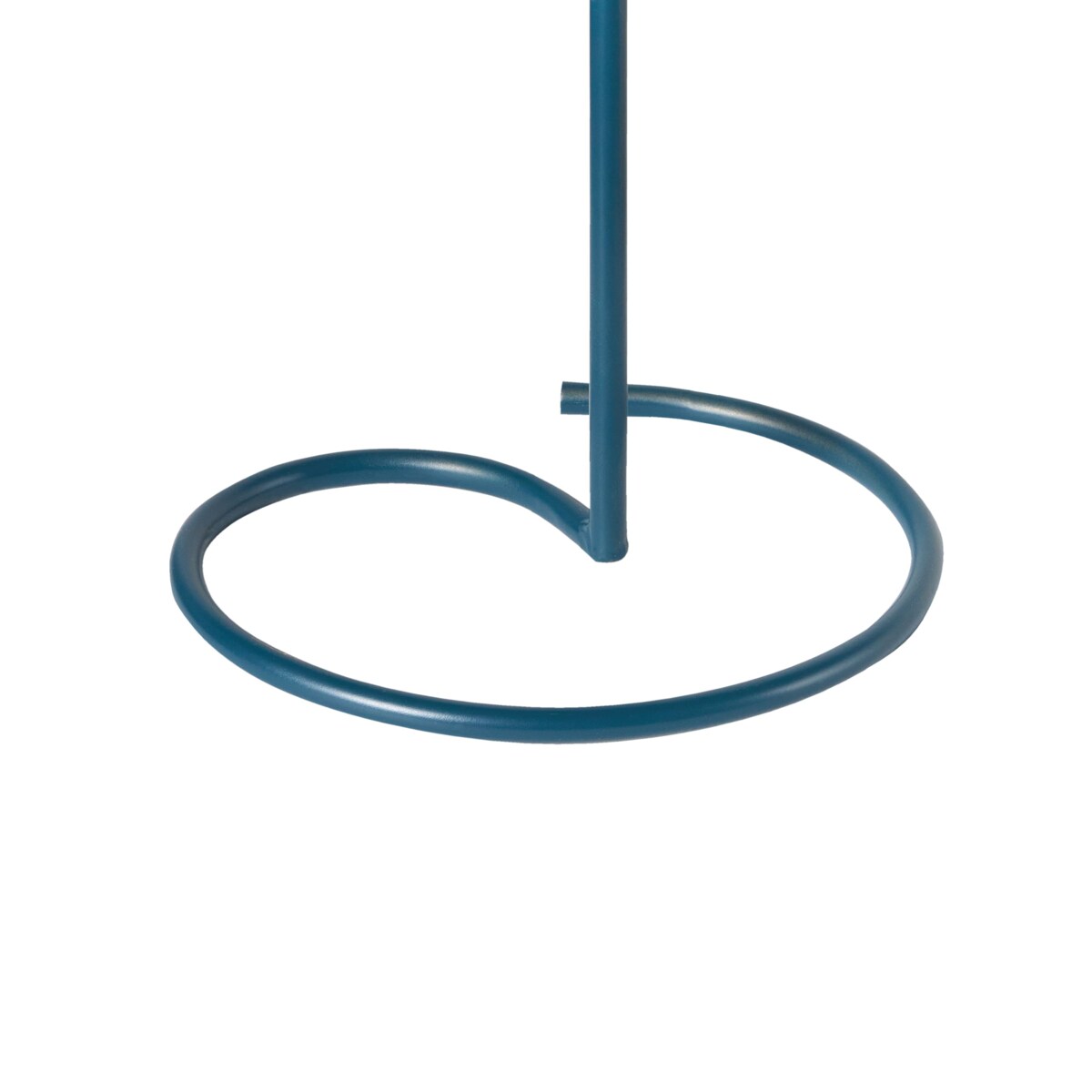 Świecznik AMORA Metal 50 cm Niebieski
