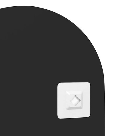 vidaXL Lustro ścienne, 15x40 cm, szklane, owalne