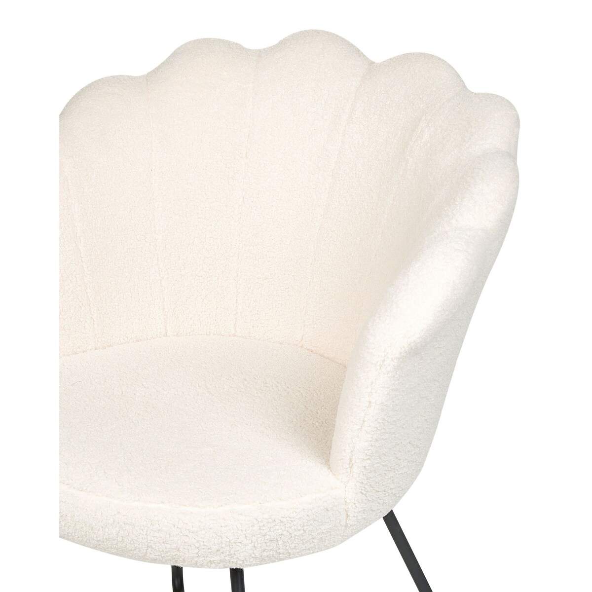 Fotel LOVELOCK Boucle Biały