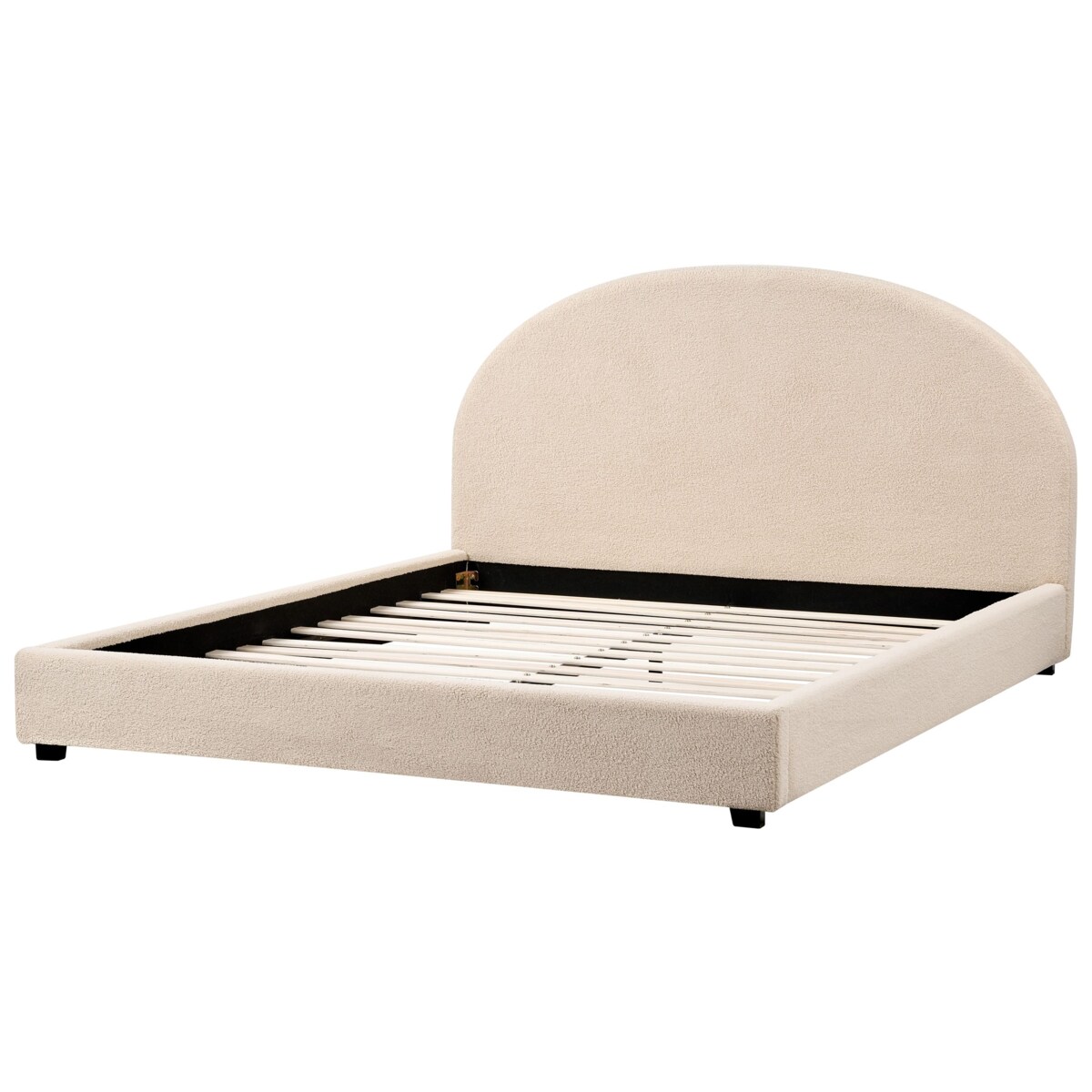 Łóżko Boucle VAUCLUSE 180 x 200 cm Beżowy