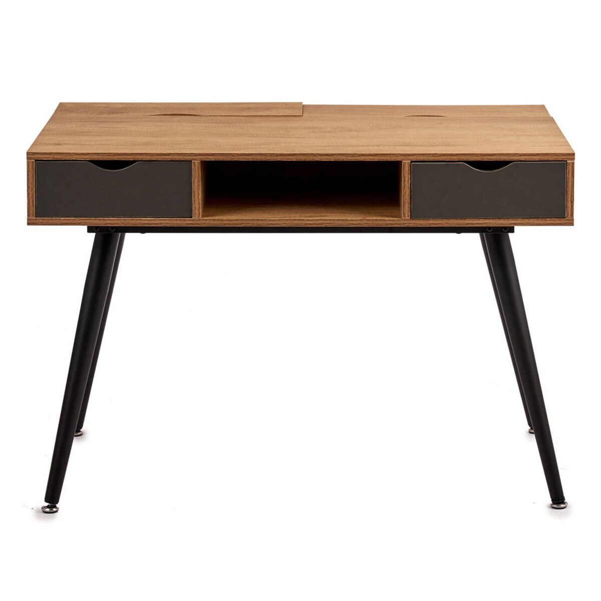 Biurko industrialne z szufladami, 110 x 60 x 75 cm