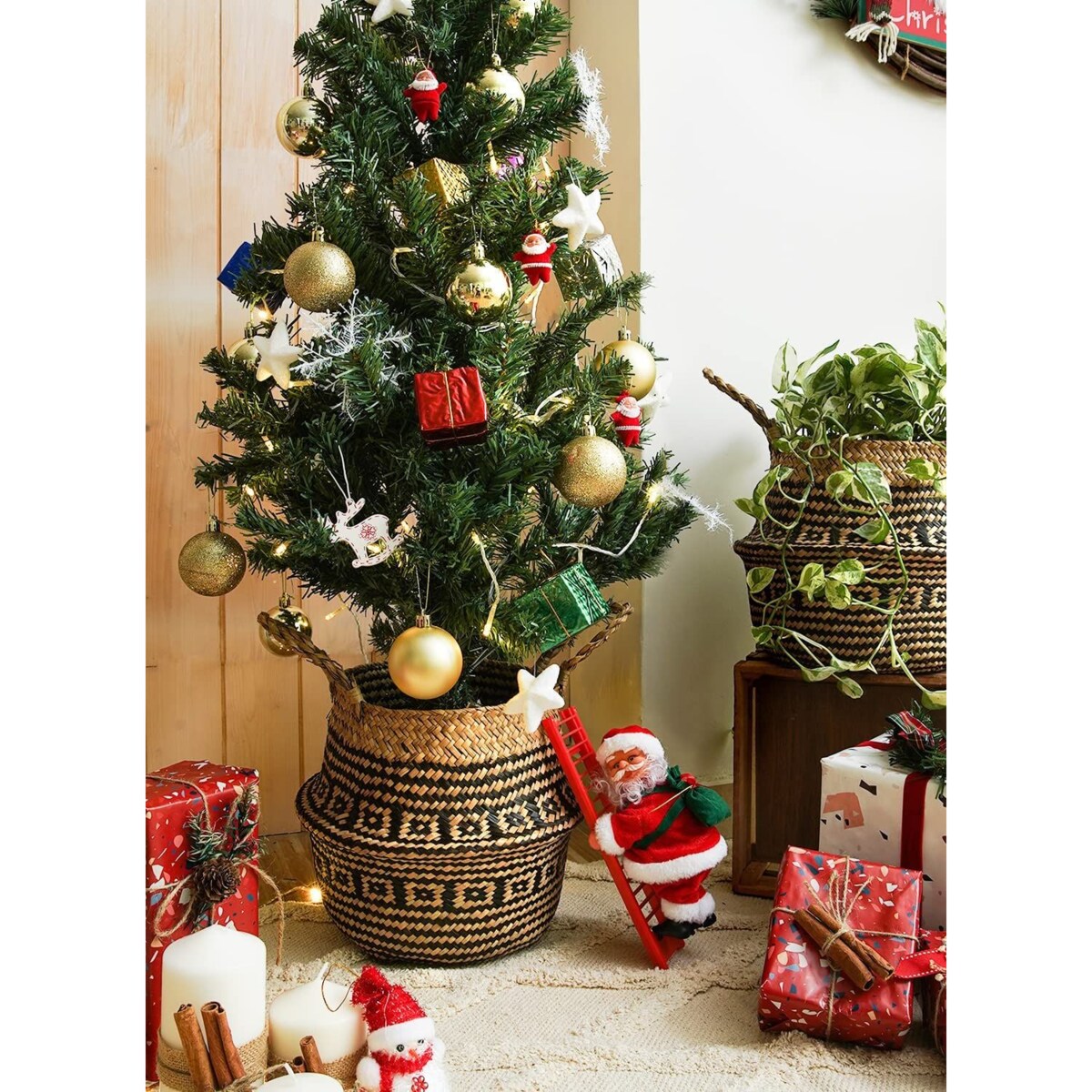 Kosz Naturalny Pleciony 322177