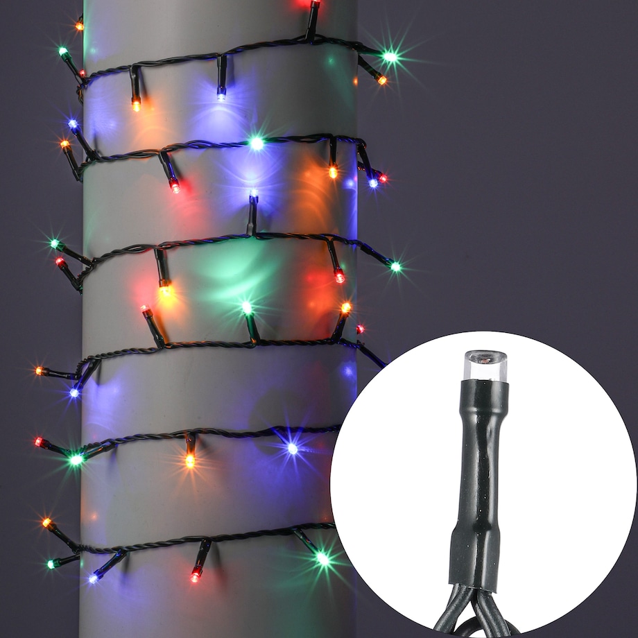 Girlanda 180Led, Dodatkowe Gniazdo, Timer, Multikolor, Sieciowa, Zew.