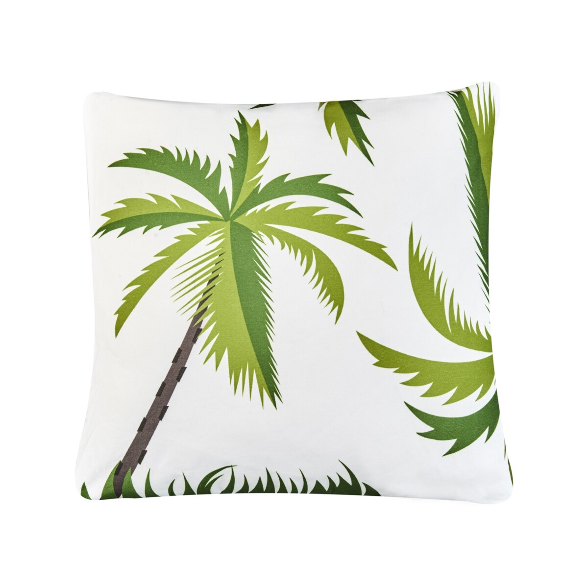 Zestaw 3 poduszek ogrodowych SEASIDE Wzór roślinny Zielony