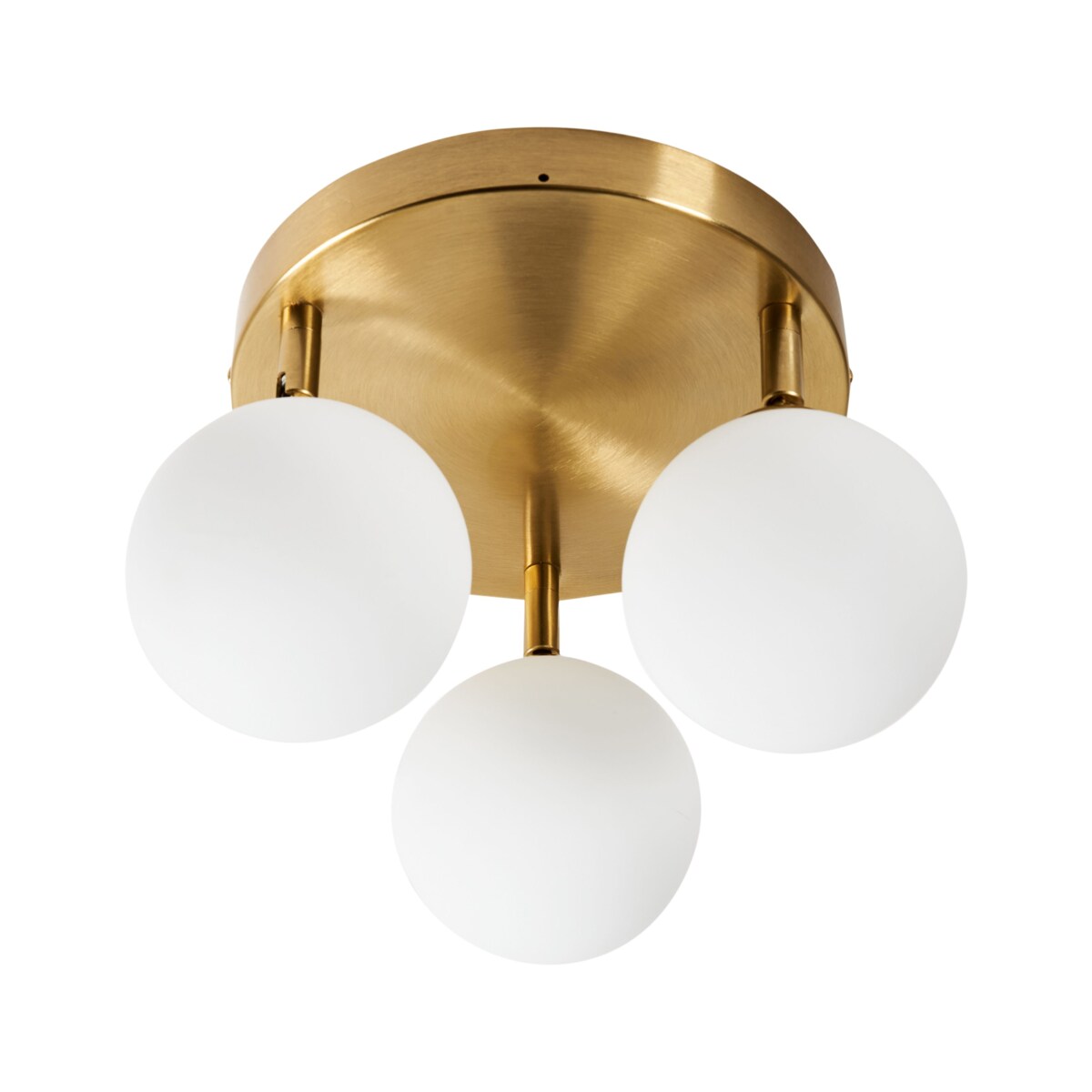 Lampa sufitowa MAVILLA Szkło Mosiężny