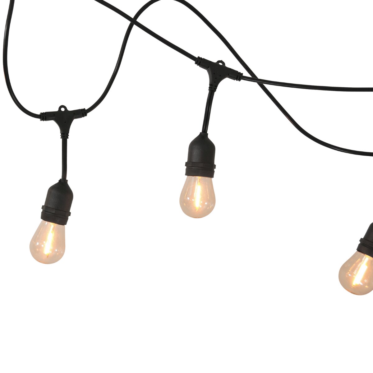 Zewnętrzny łańcuch dekoracyjny girlanda LED 6,2m IP44 ciepła