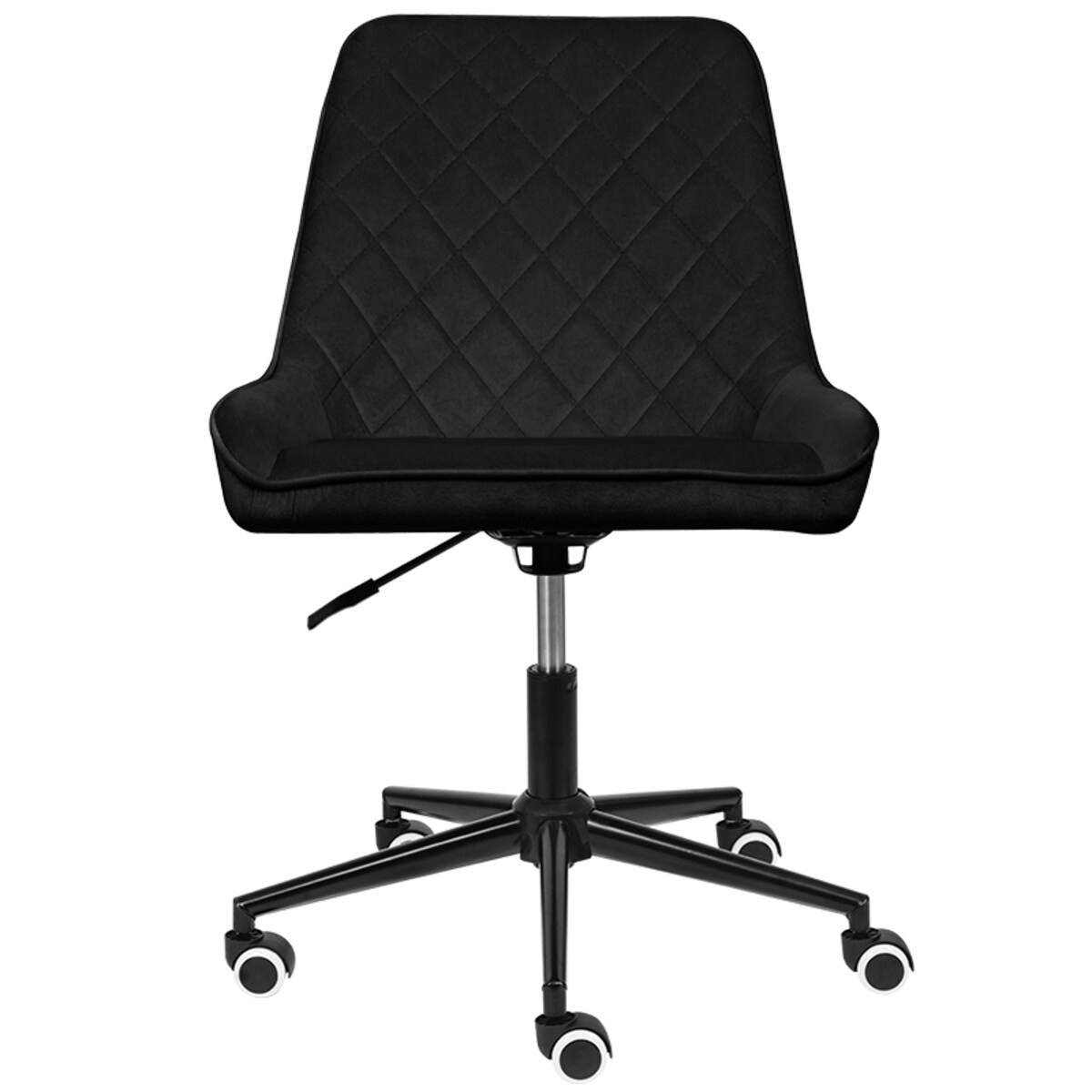 Fotel biurowy krzesło obrotowe regulowane czarne do biurka