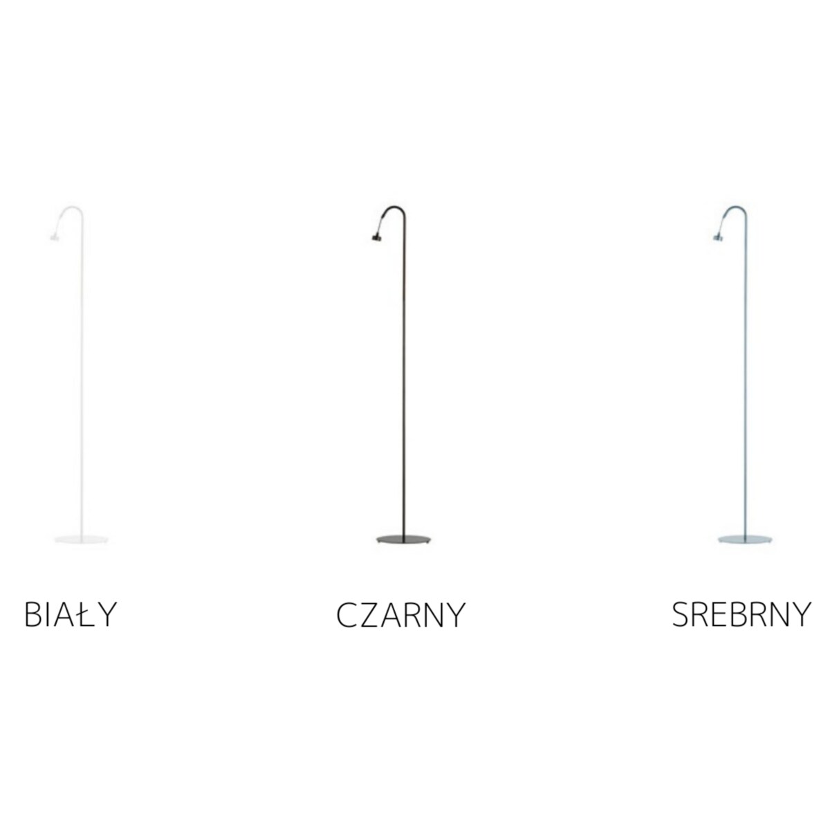 Lampa stojąca podłogowa z abażurem stożek FIORE