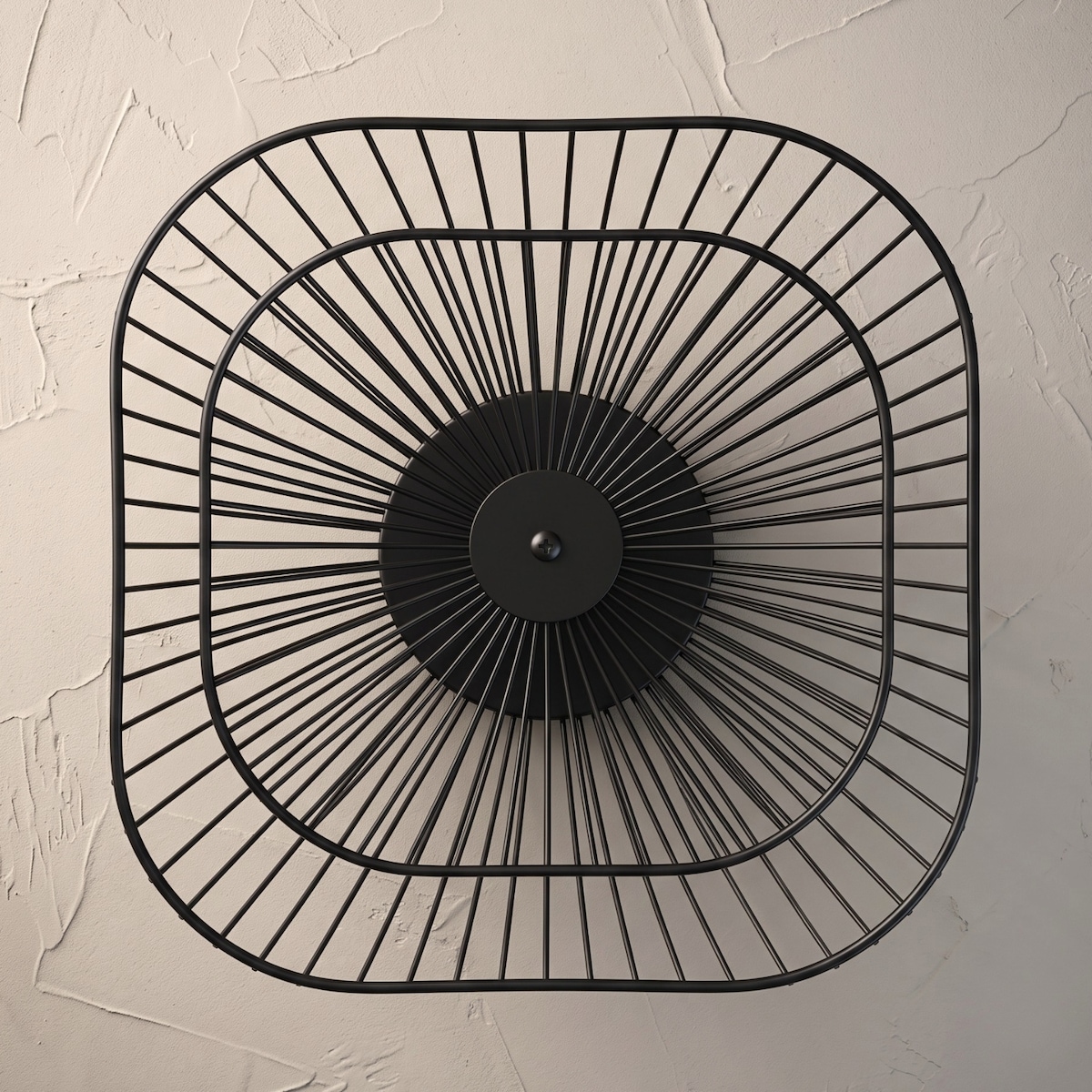 Patera na owoce dwupoziomowa metalowa, 29 x 29 x 24 cm