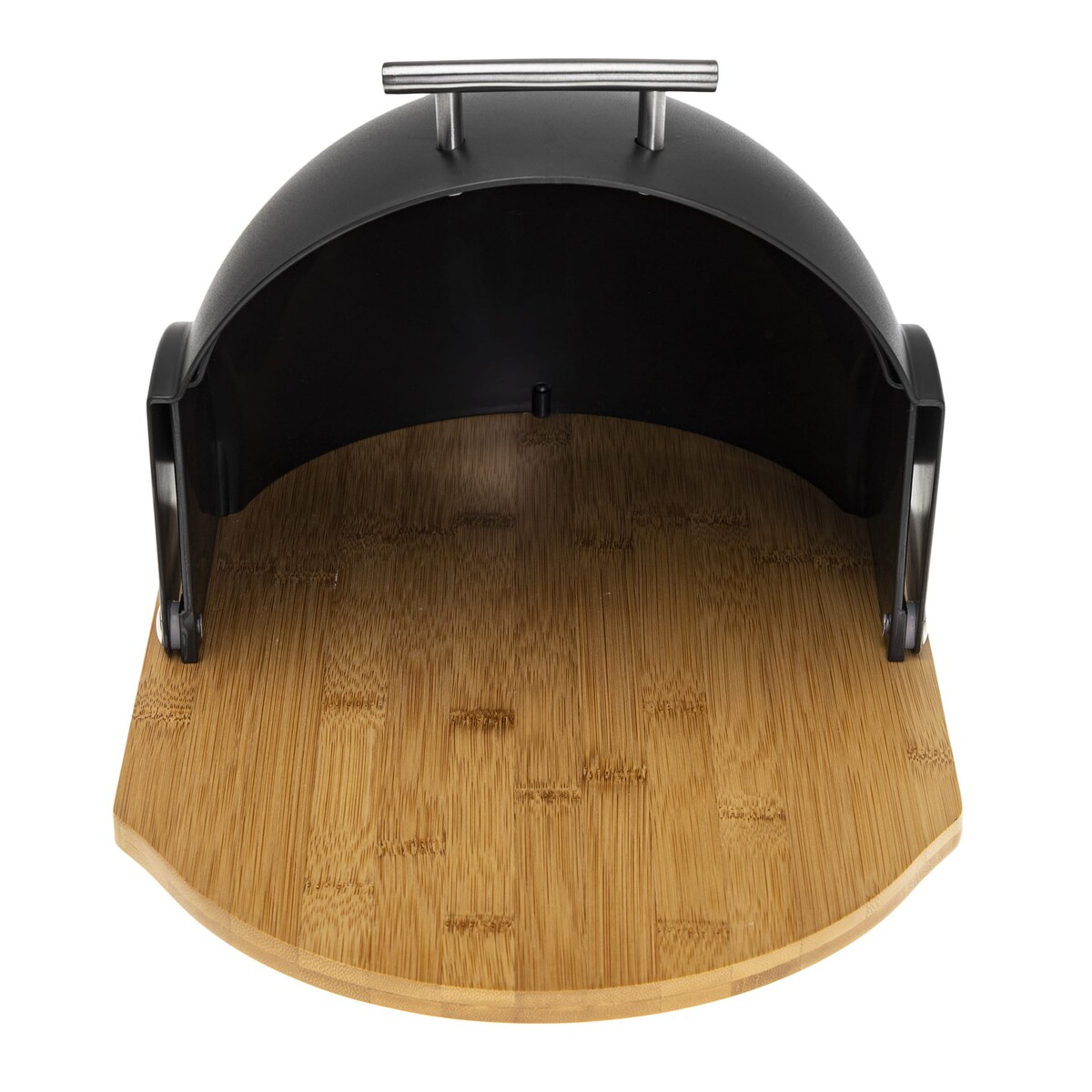 Chlebak bambusowo-akrylowy czarny KLAUSBERG