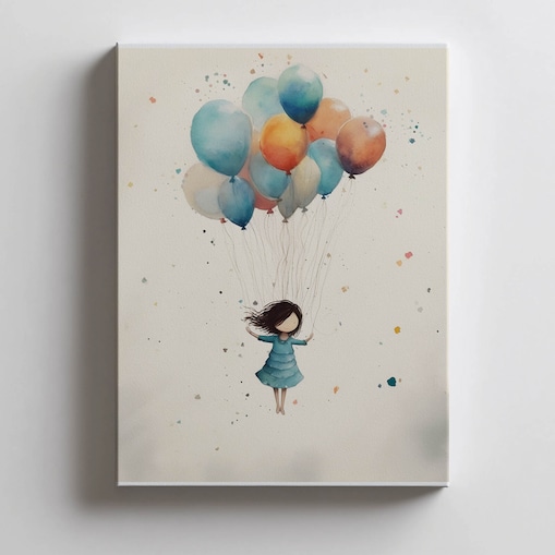 Unosząca się w Marzeniach, 30x40 cm, bez ramy, płótno premium na blejtramie