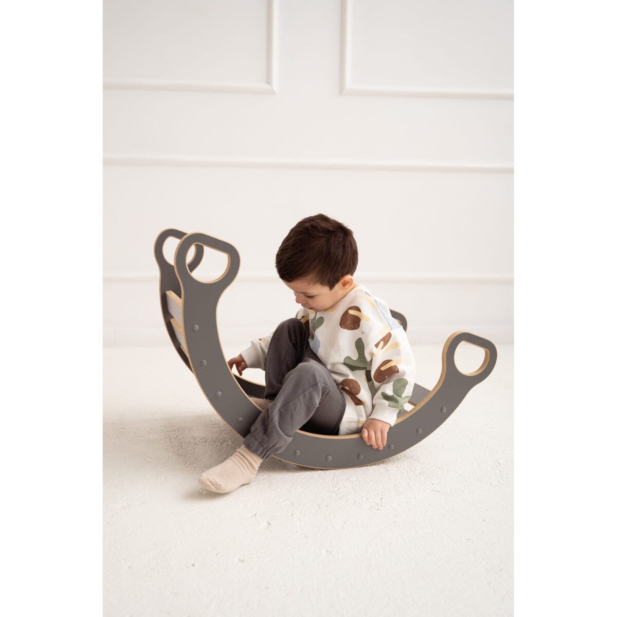 MAŁY bujak montessori - szary