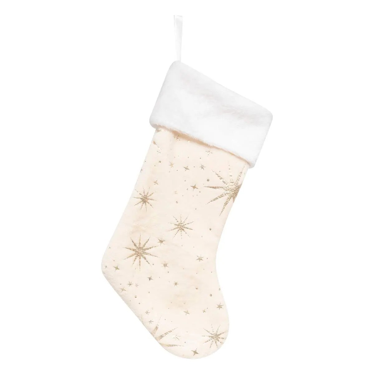 Skarpeta na prezenty, świąteczna, welurowa 45 cm