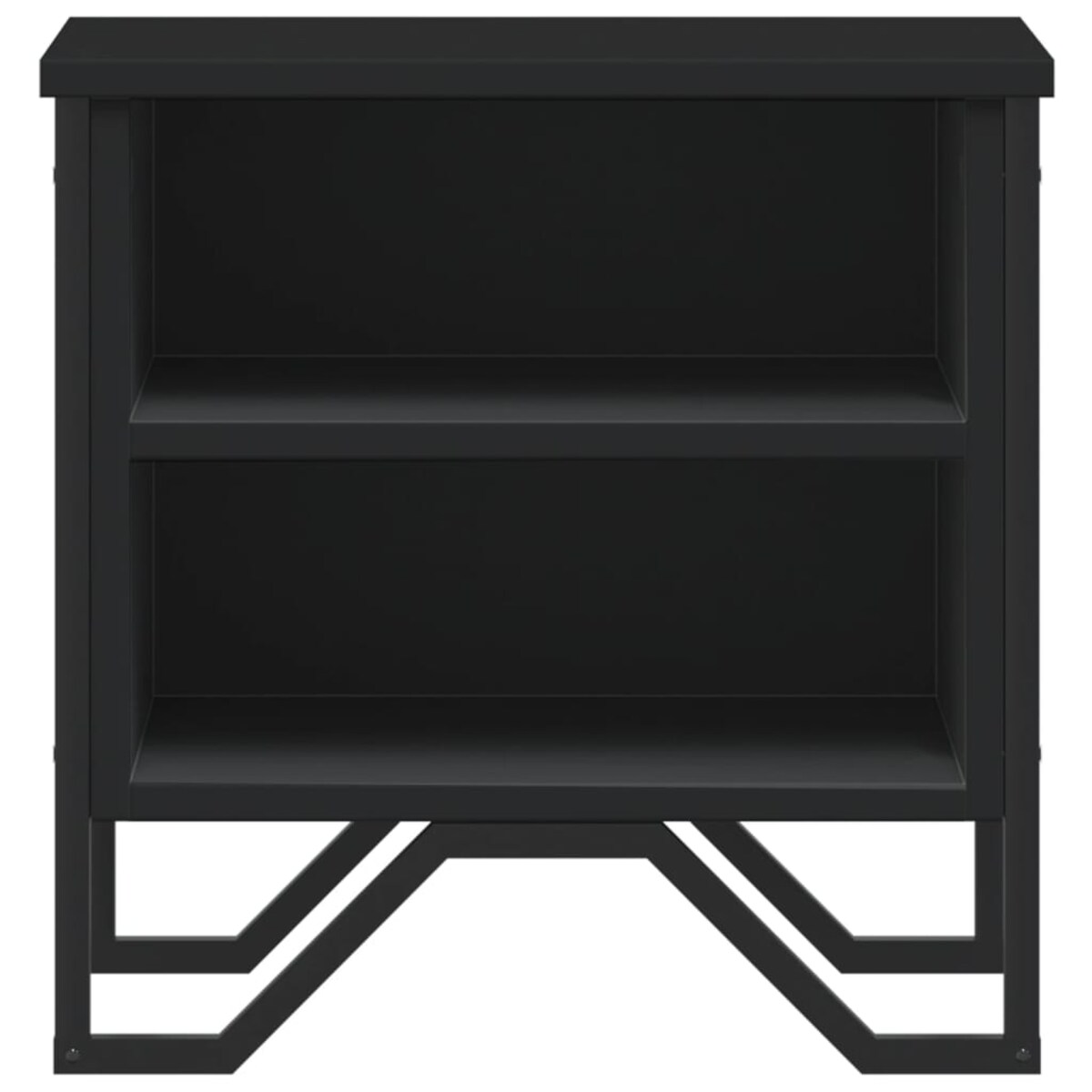 vidaXL Szafki nocne, czarne, 2 szt., 40x30x40 cm