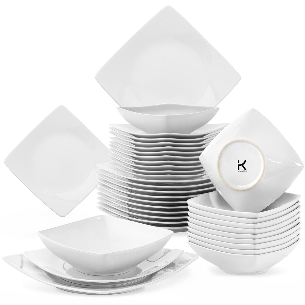 Konsimo EPIRI Zestaw obiadowy, 12 os. (36el)