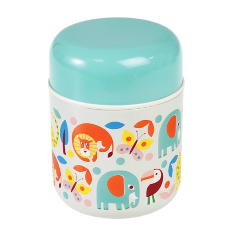 Termos na jedzenie dla dzieci, Dzikie Zwierzęta, 280 ml, Rex London