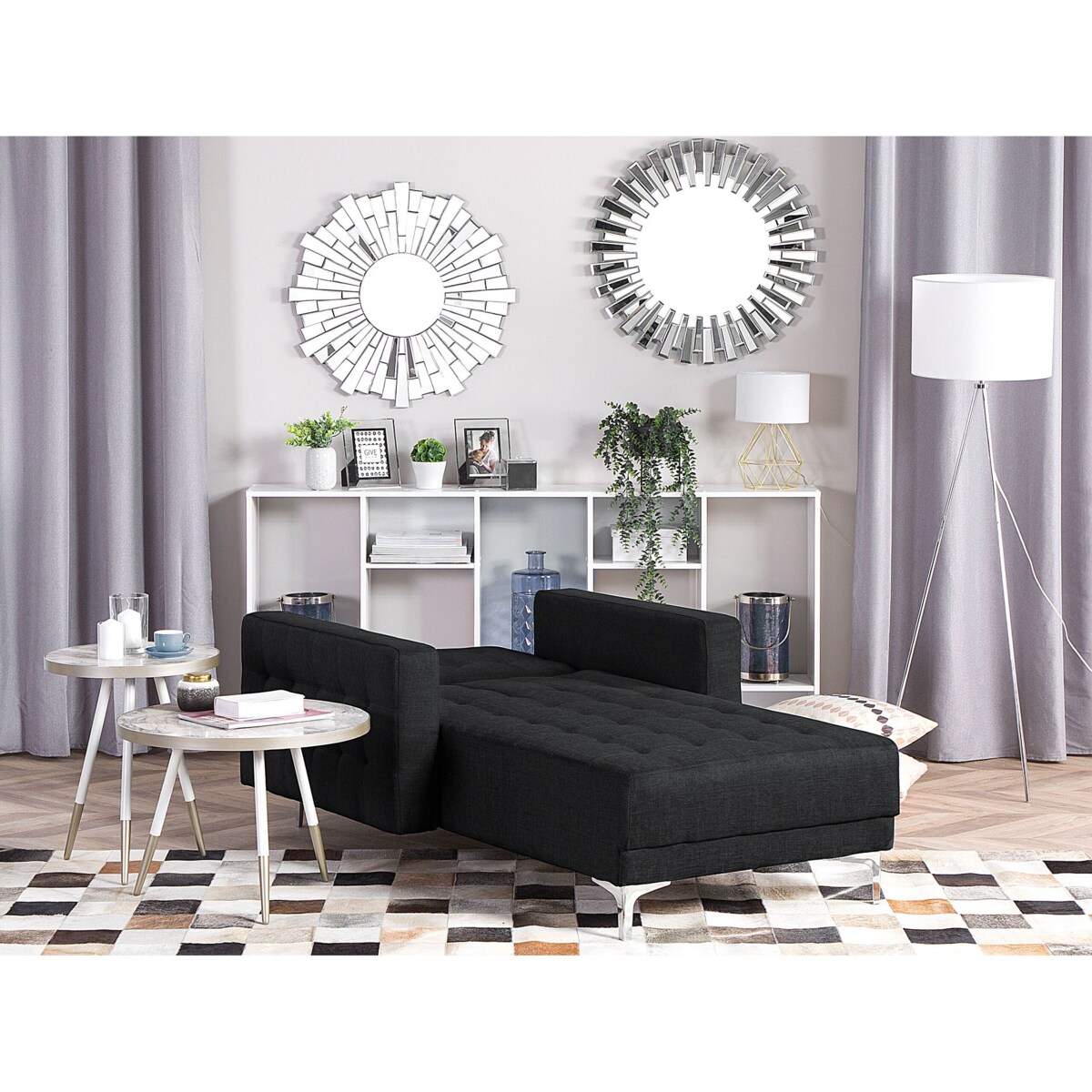 Szezlong grafitowy ABERDEEN