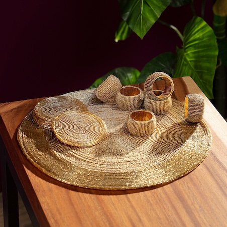 Podkładka dekoracyjna Gold, 35 cm