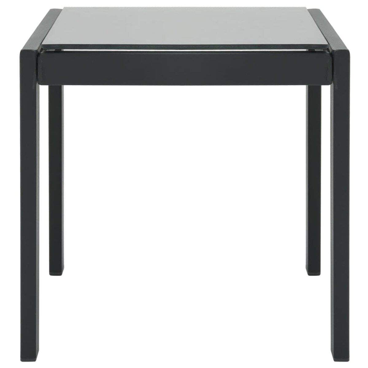 vidaXL Zestaw 2 leżaków ze stolikiem, textilene i stal