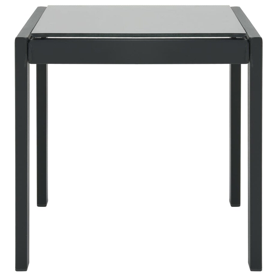 vidaXL Zestaw 2 leżaków ze stolikiem, textilene i stal