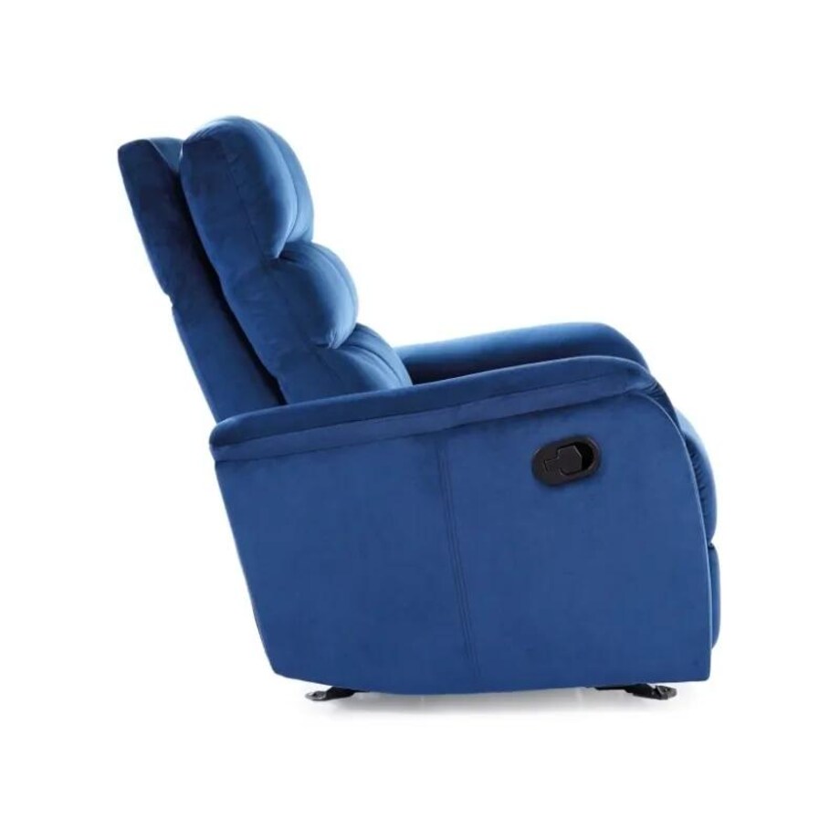 Fotel rozkładany JOWISZ VELVET granatowy