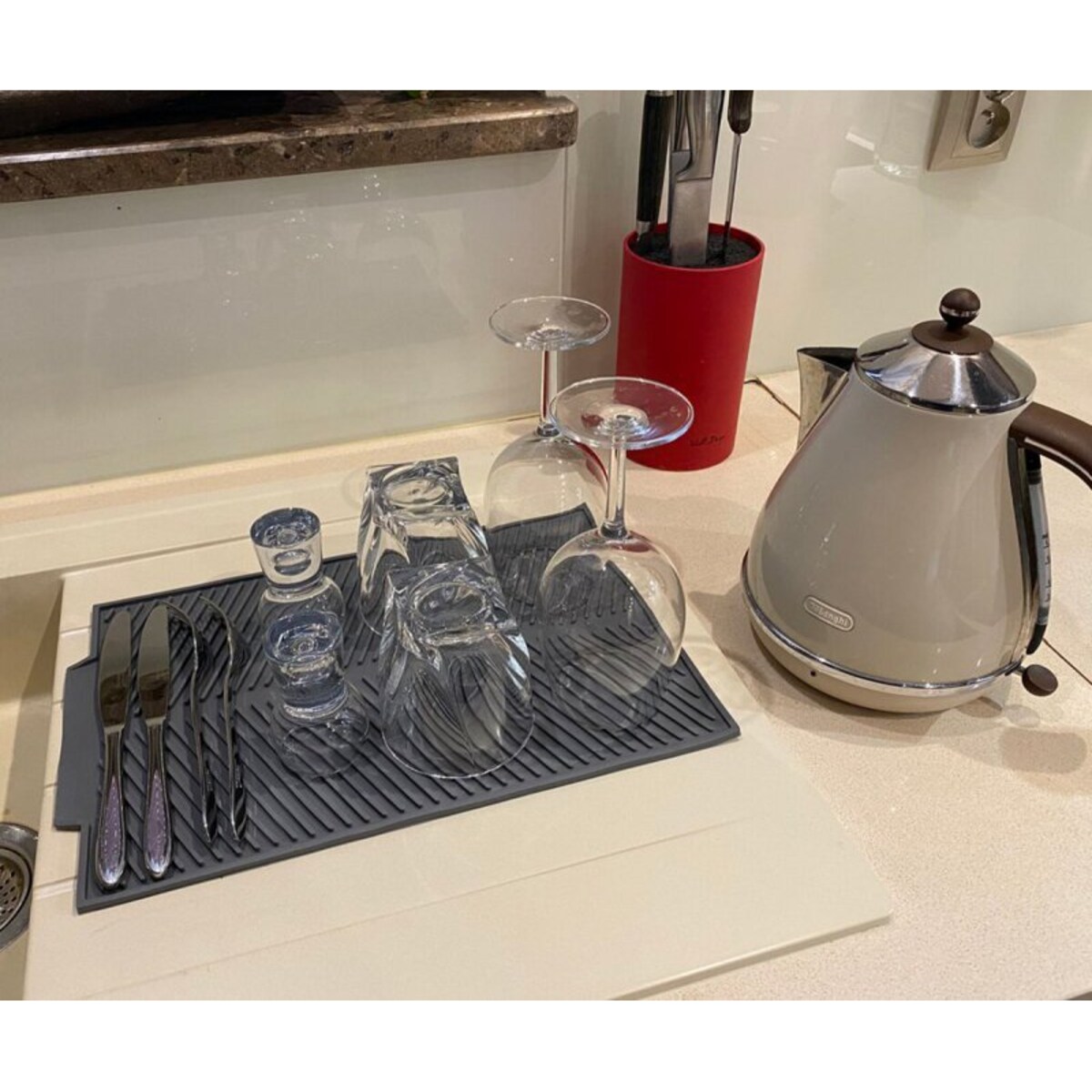 Mata Podkładka Silikonowa Ociekacz Do Naczyń 39X25 Cm 3088