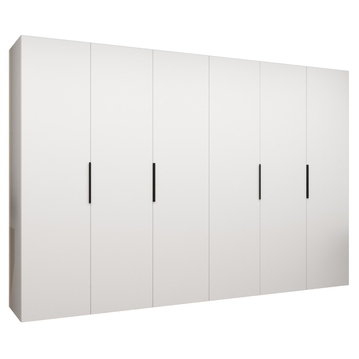 Szafa uchylna otwierana MARBELLA 1 300 wys. 202 cm Biały + u. Czarny