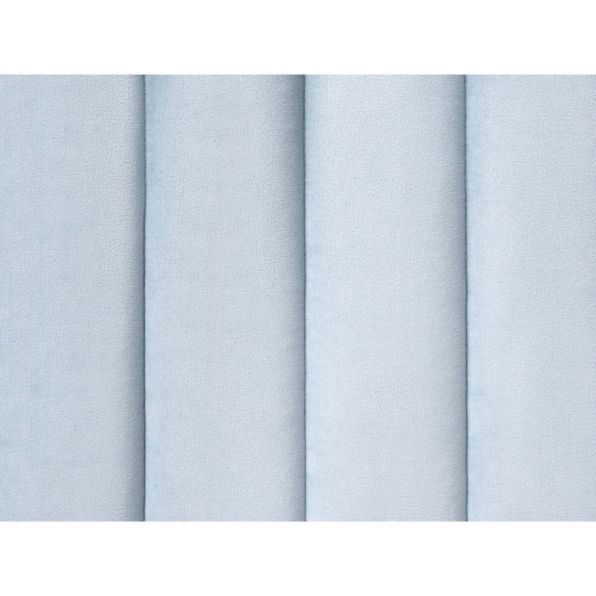 Łóżko Welur LUNAN 120 x 200 cm Błękitny