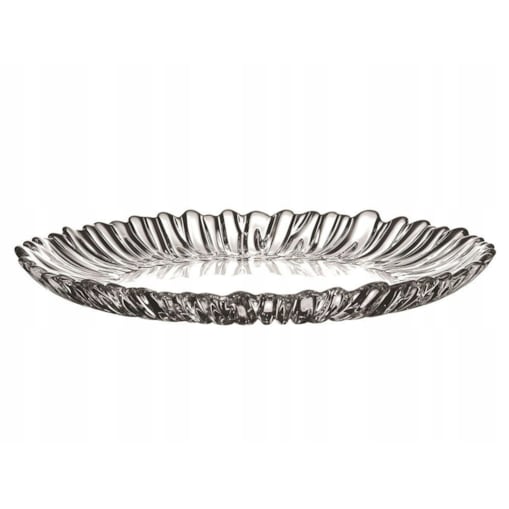 PATERA TALERZ DUŻY PÓŁMISEK SZKŁO 31,5 cm PASABAHCE na ciato desery aurora