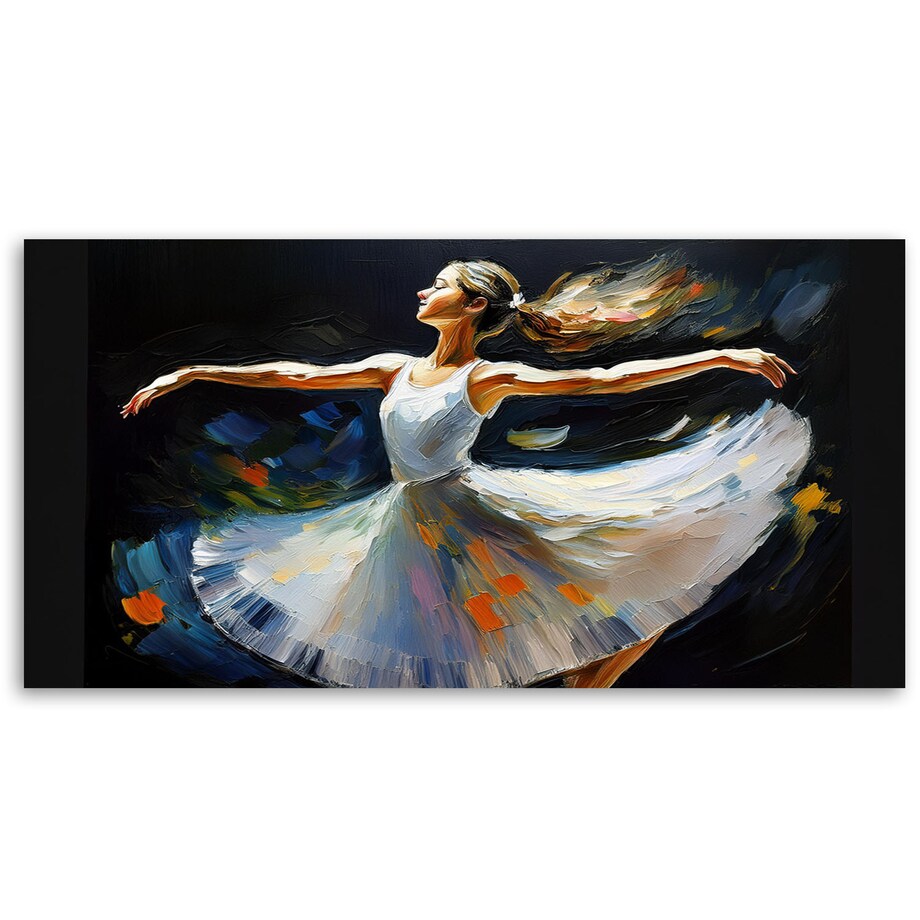 Baletnica Kobieta Taniec obraz do salonu do sypialni na ścianę 120x60