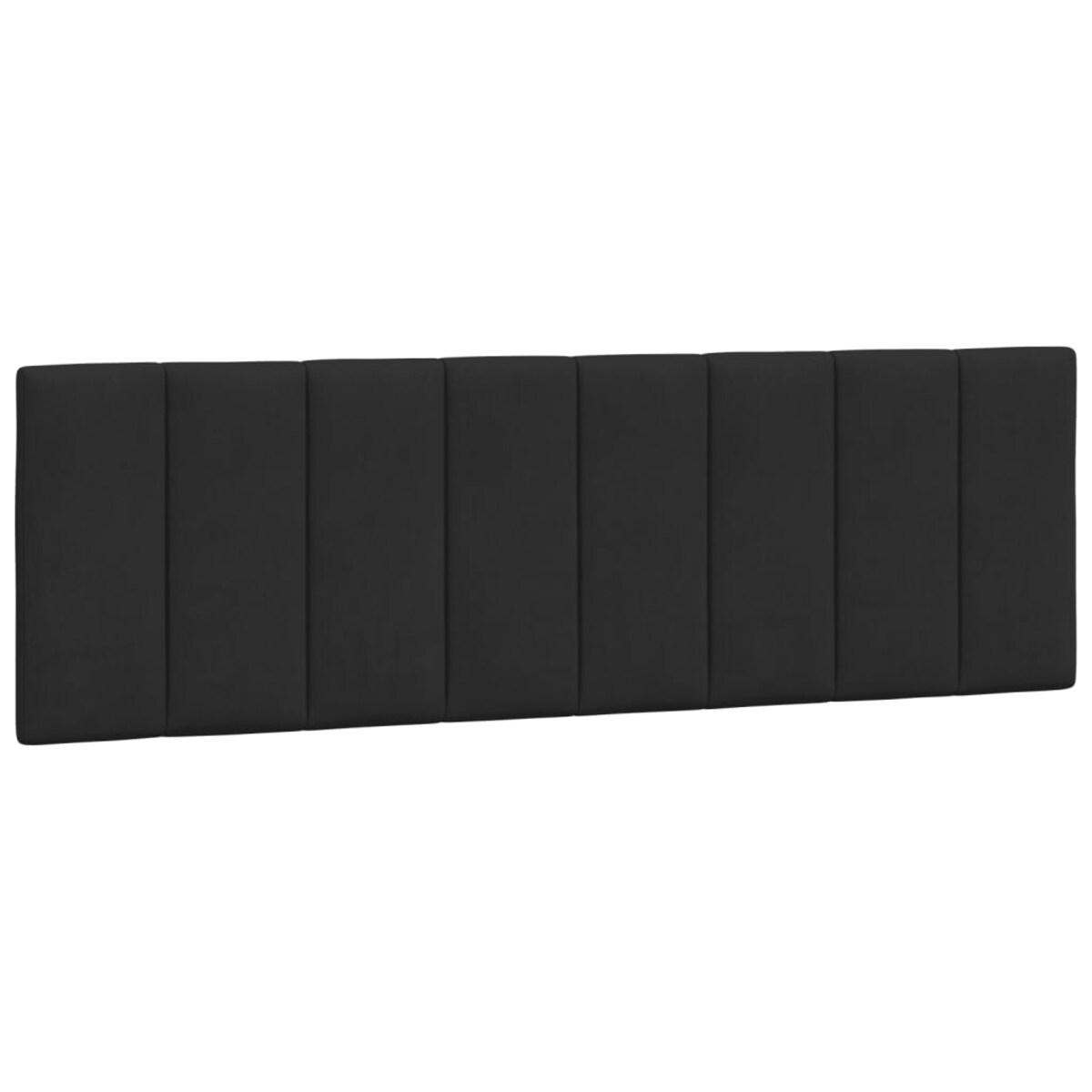 vidaXL Poduszka na wezgłowie, Hanko, czarna, 160 cm, aksamitna