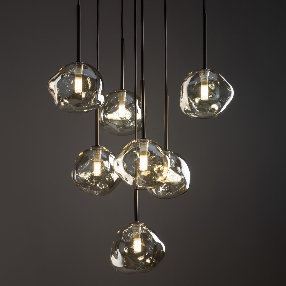 Lampa wisząca TK Lighting LAVA BROWN 11328 brązowa, nowoczesna дизайнерская