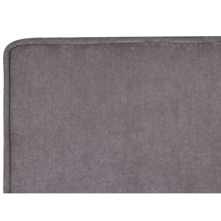 Łóżko kontynentalne z pojemnikami 180 x 200 cm beżowoszare MINISTER