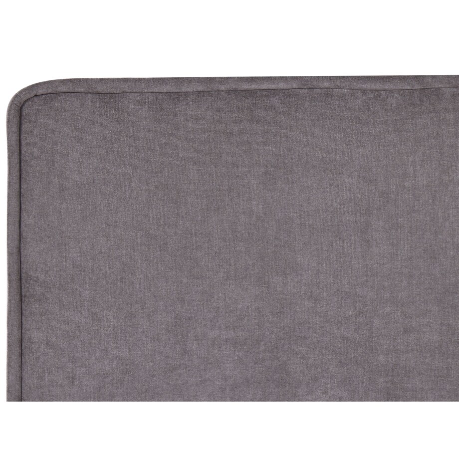 Łóżko kontynentalne z pojemnikami 180 x 200 cm beżowoszare MINISTER