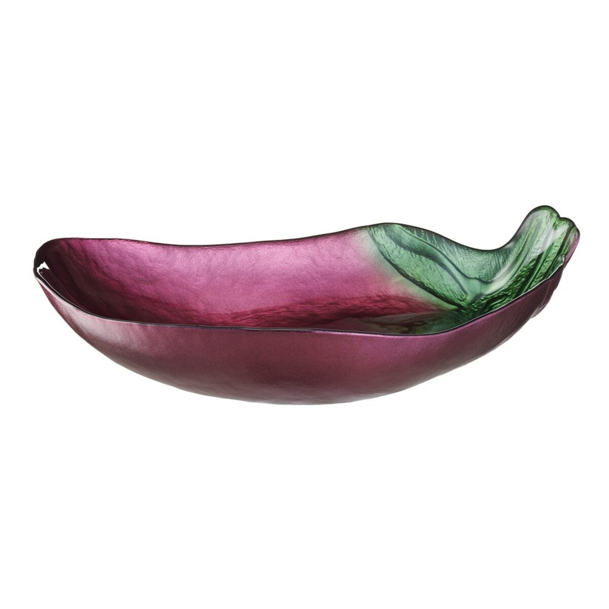 VILLA ITALIA Salaterka szklana 27,5 cm BAKŁAŻAN