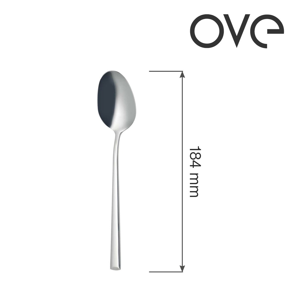 Łyżka deserowa Bergen, OVE, 184 mm, zestaw 12 szt.