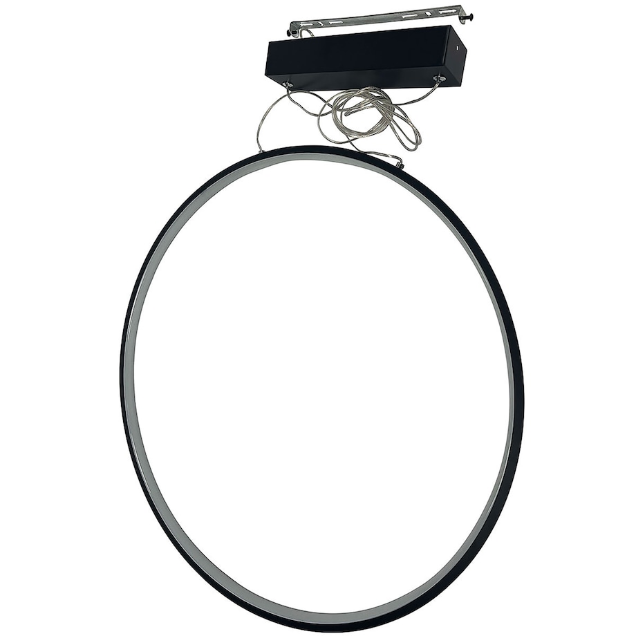 Lampa sufitowa wisząca Light Prestige Mirror czarny LED CCT 3000, 4000, 6000 (regulowana) 1 szt.