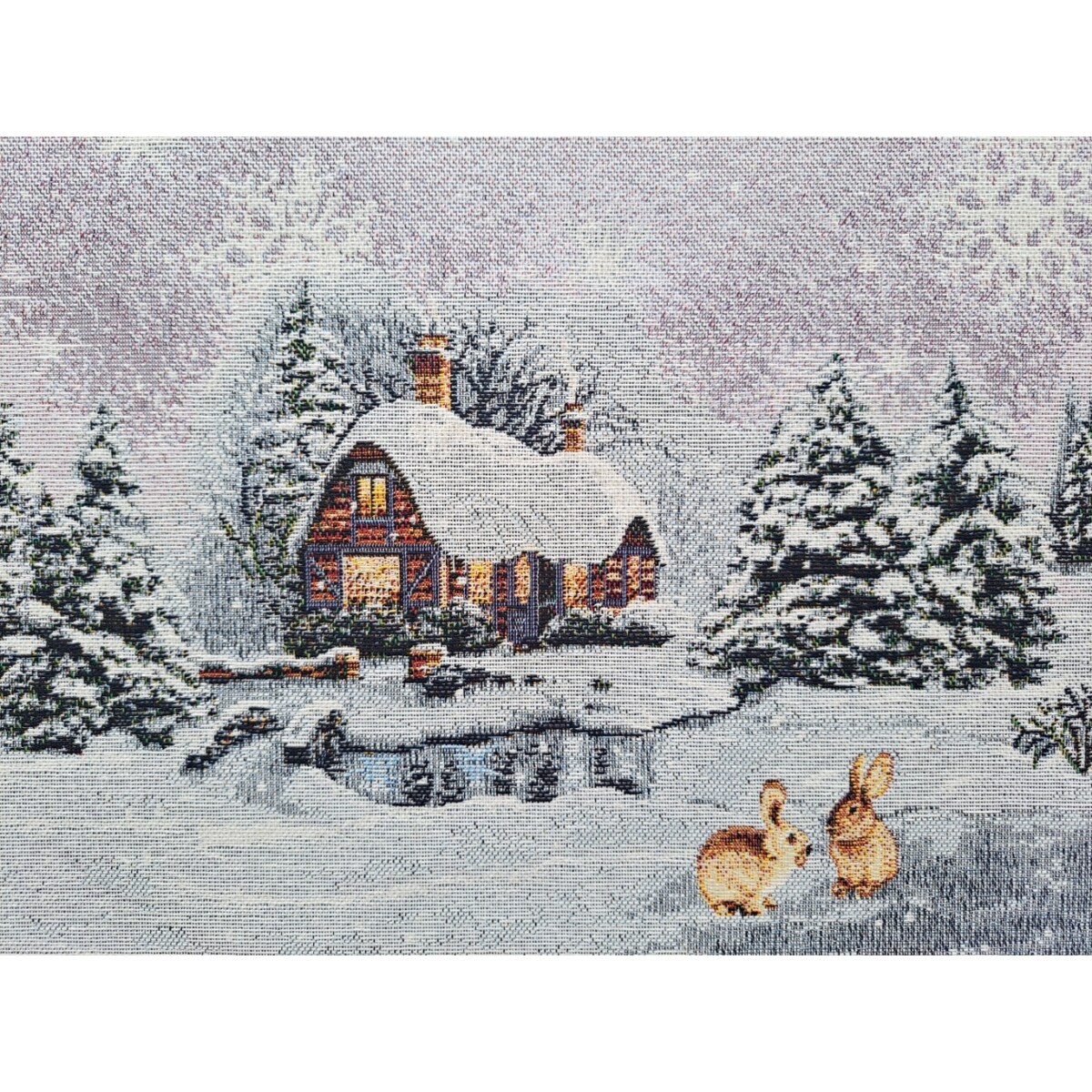 Bieżnik Na Stół 40X100 Cm Dekoracyjny Ozdobny Ze Zwierzętami