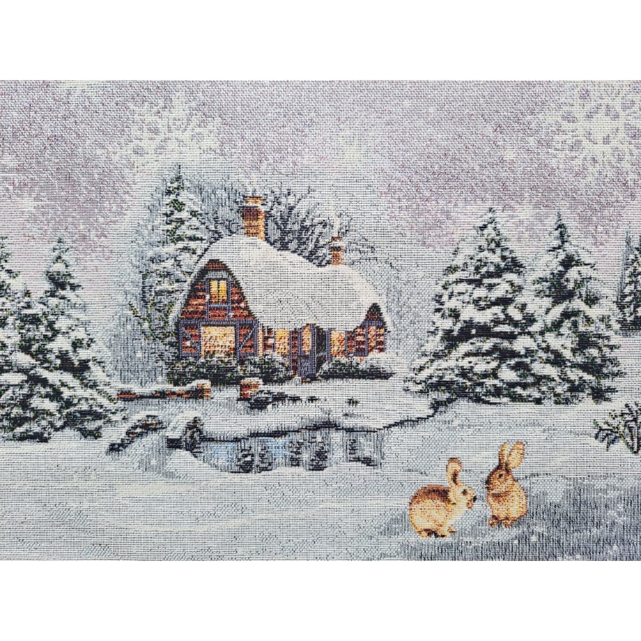 Bieżnik Na Stół 40X100 Cm Dekoracyjny Ozdobny Ze Zwierzętami