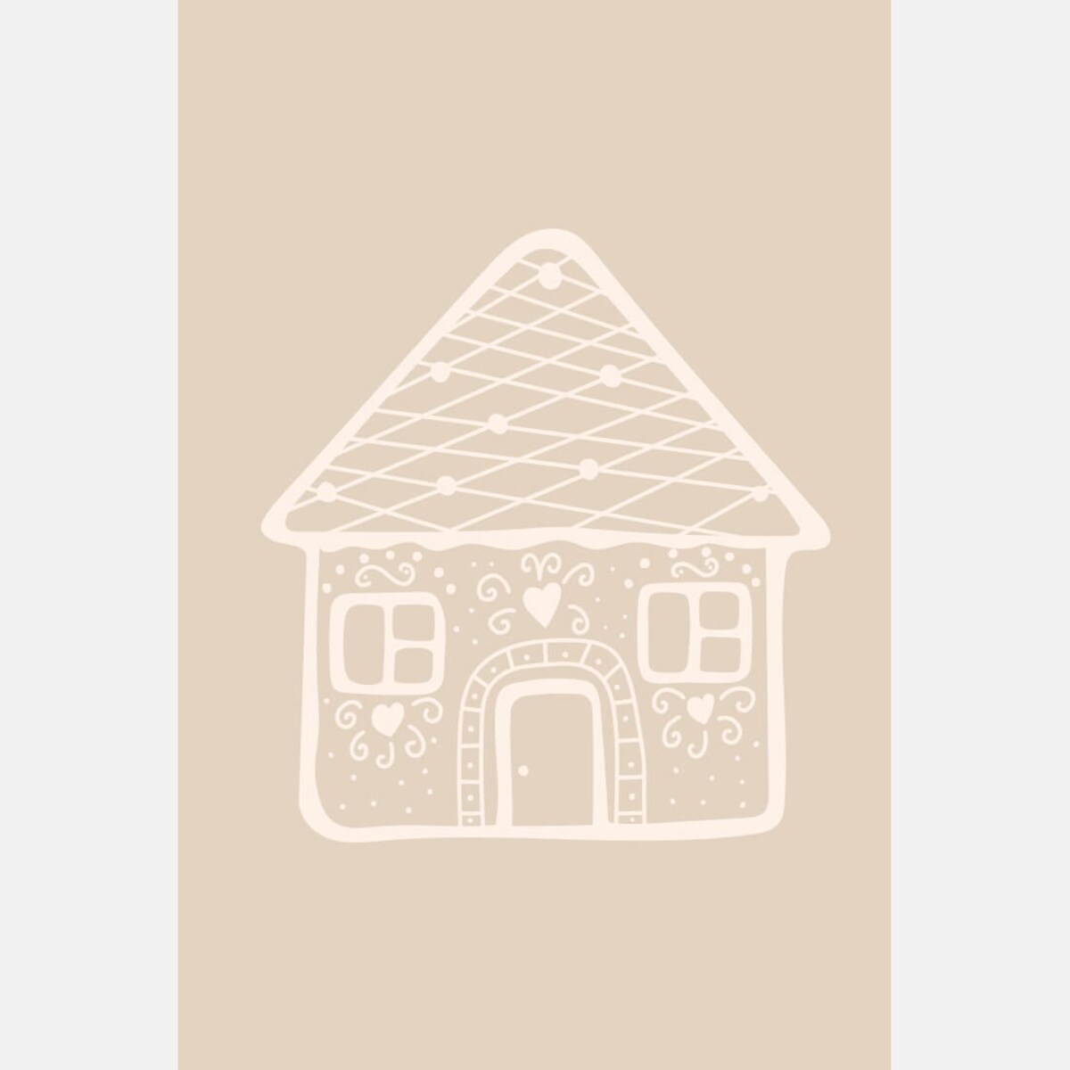 Plakat dla dzieci Domek 30x40