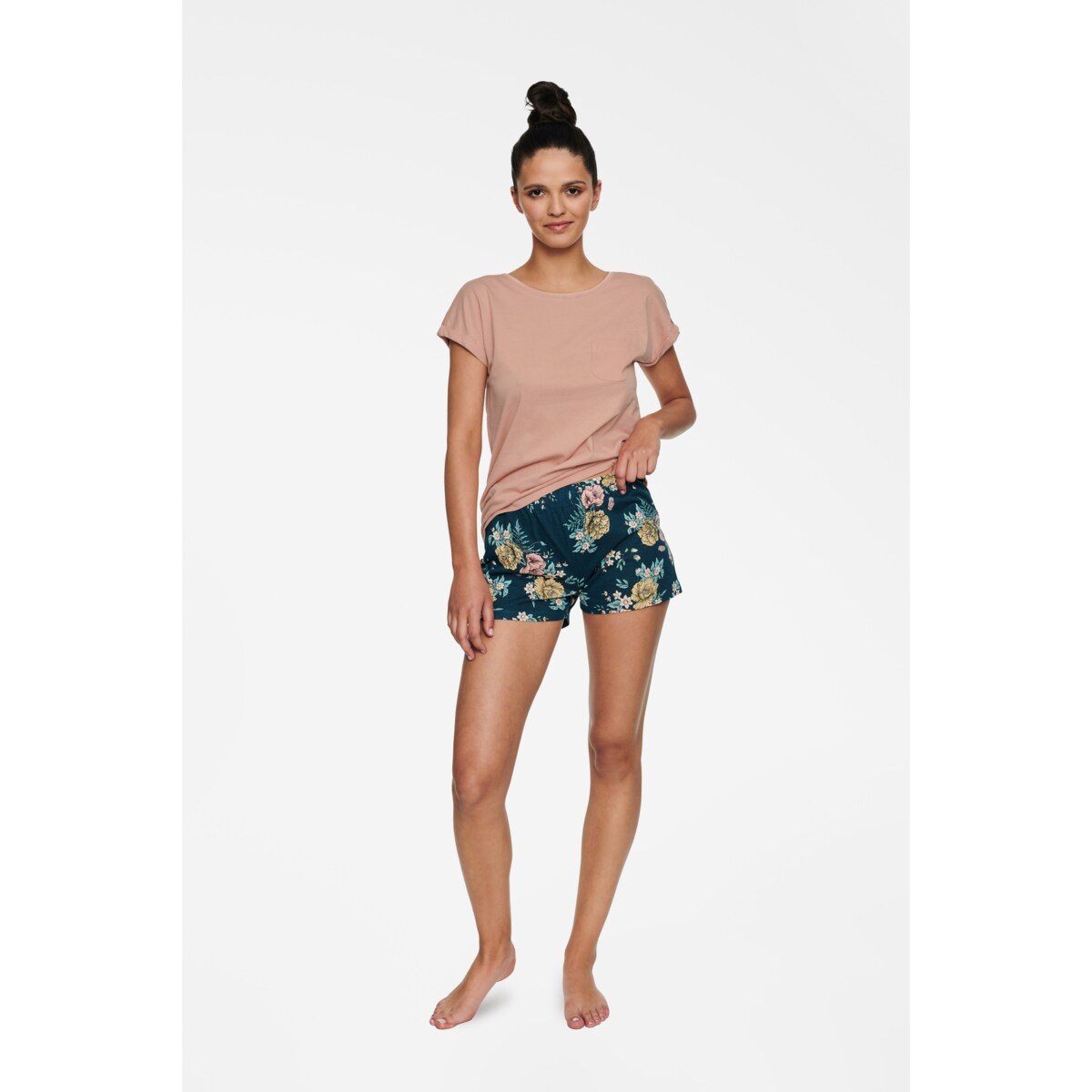 Piżama 3 pack Hilly 40159-69X Jasny Róż-Niebieska Jasny Róż-Niebieski, XL