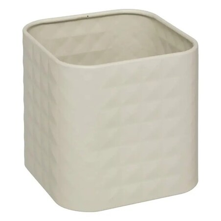 Pojemnik metalowy z bambusową pokrywą, EXTRA, 1.2 L, beżowy