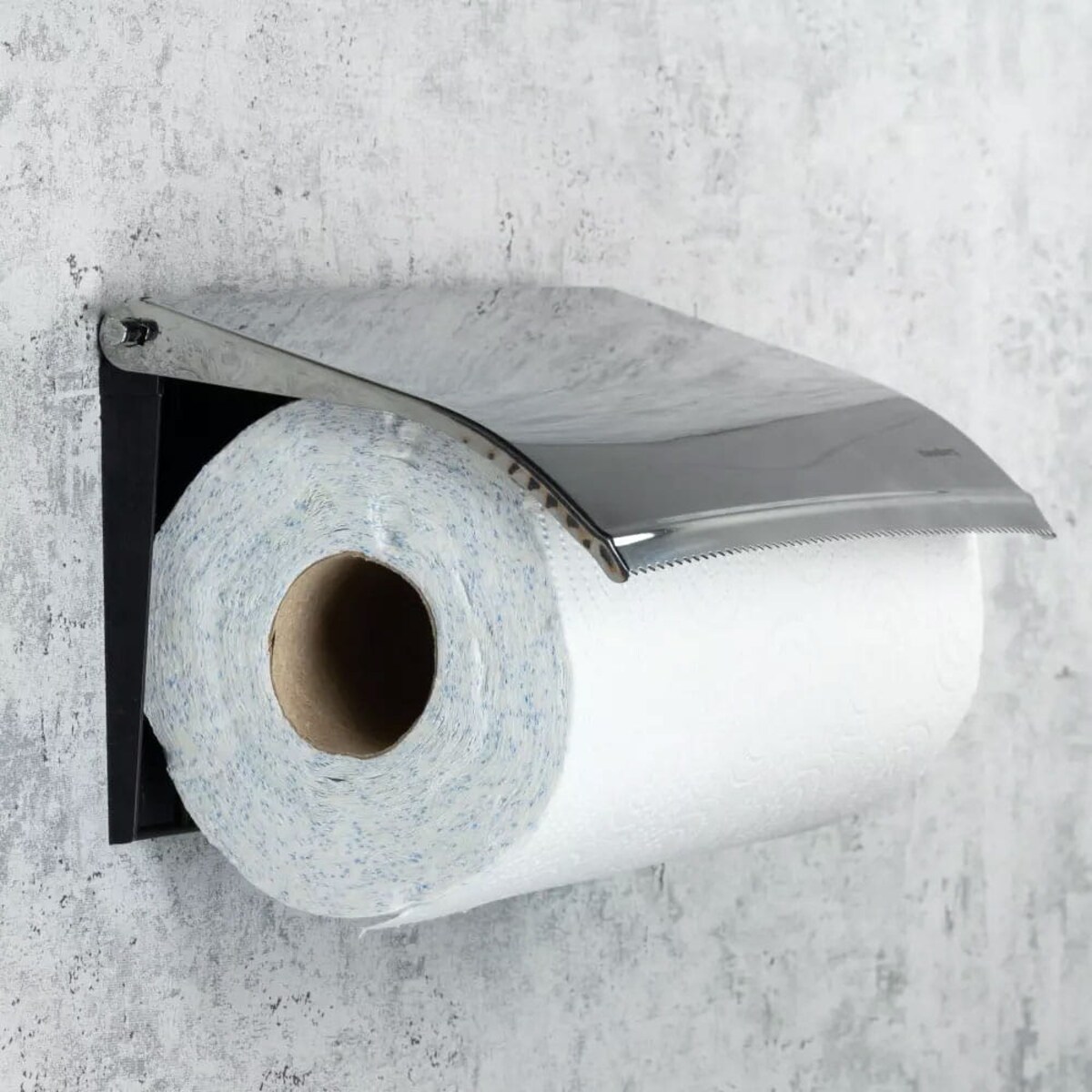 Uchwyt na ręcznik papierowy KLAUSBERG srebrny błyszczący