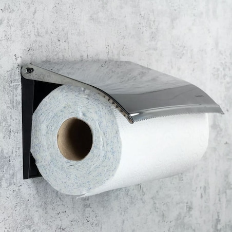 Uchwyt na ręcznik papierowy KLAUSBERG srebrny błyszczący